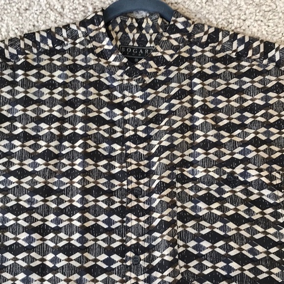 BOGARi Studio 100% Silk Polo Shirt Size M - Picture 5 of 5